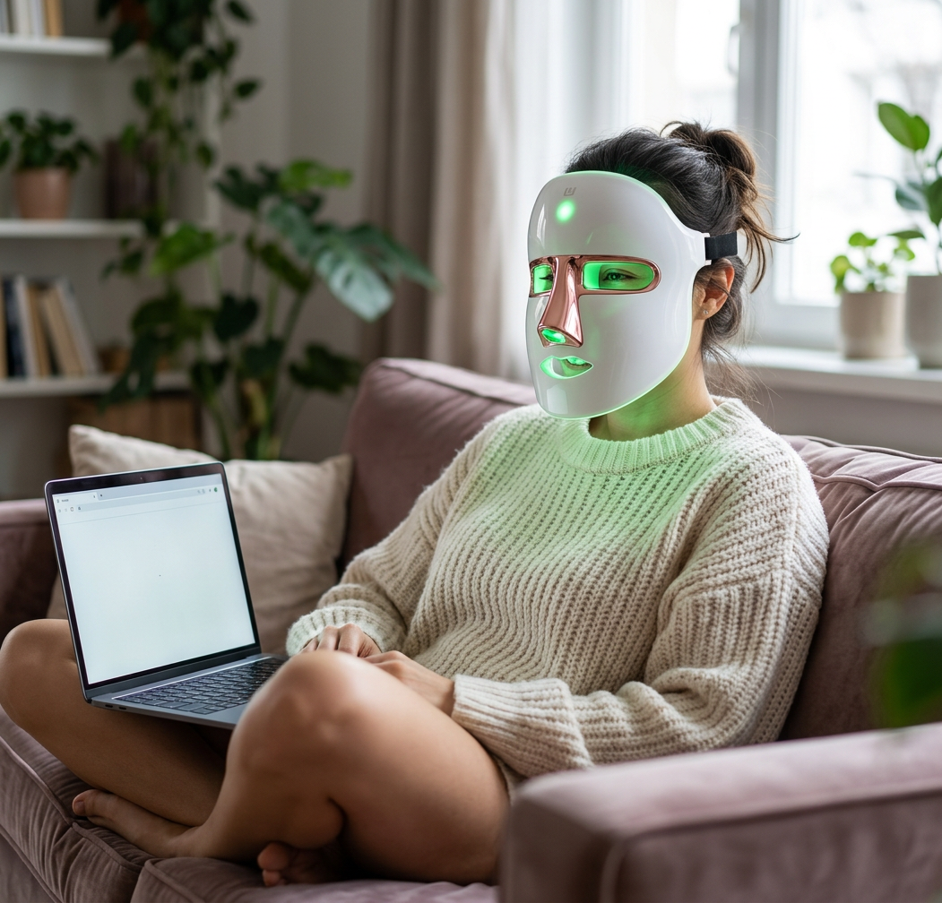 Wellvry® 7-Color LED Light Therapy Face Mask