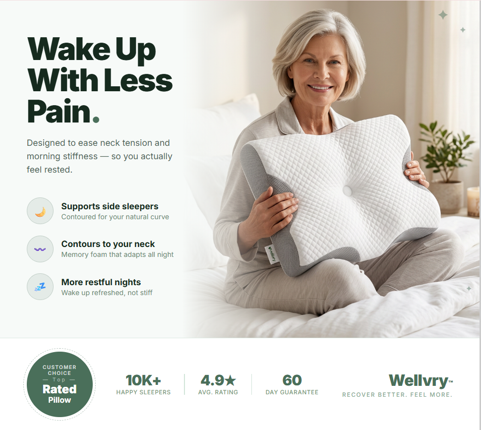 Wellvry® Cervical Relief Pillow